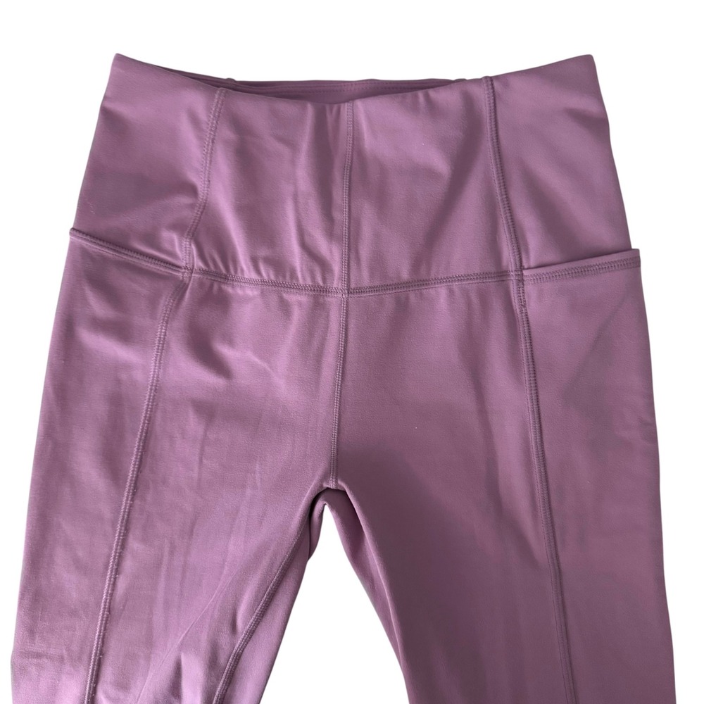 Sweaty Betty Super Soft Leggings Women 4 Purple Excellent 7/8 Yoga Pockets - Picture 13 of 14